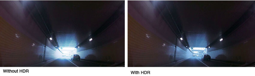 DRV-A700W HDR reduces blown out highlights