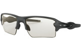 OAKLEY Flak 2.0 XL Steel Clear Black Iridium Photochromic