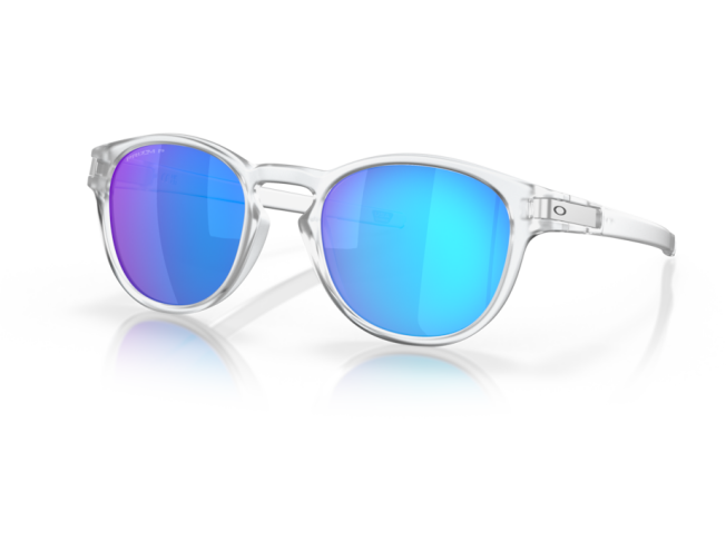 OAKLEY Latch Matte Clear Prizm Sapphire Polarized