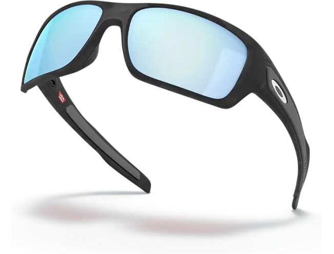 OAKLEY Turbine Matte Black Camo Prizm Deep Water Polarized