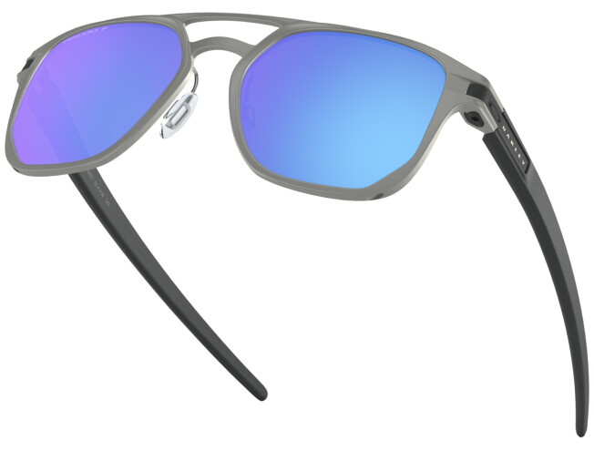 OAKLEY Latch Alpha Matte Light Gunmetal Prizm Sapphire Polarized