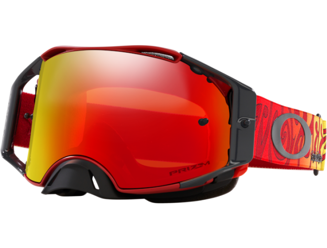 OAKLEY Airbrake MX Troy Lee Trippy Red Prizm MX Torch Iridium