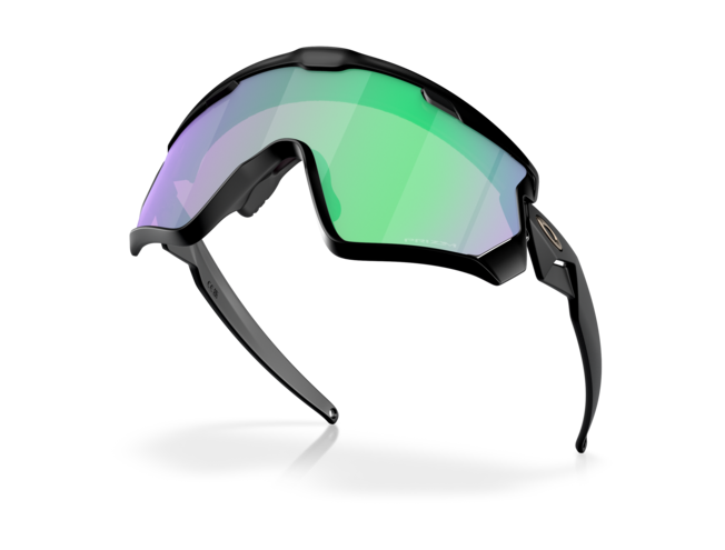 OAKLEY Wind Jacket 2.0 Matte Black Prizm Road Jade