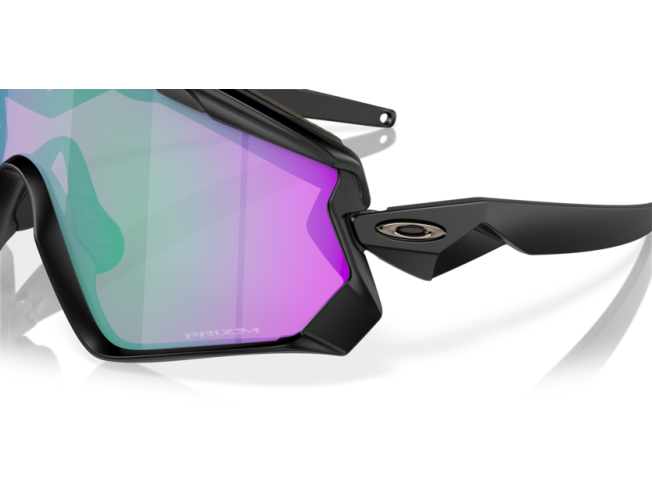 OAKLEY Wind Jacket 2.0 Matte Black Prizm Road Jade