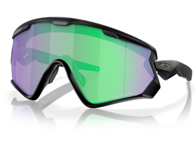 OAKLEY Wind Jacket 2.0 Matte Black Prizm Road Jade