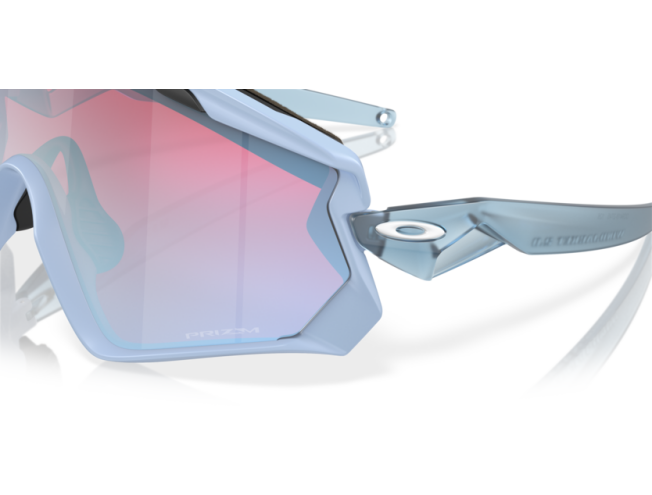 OAKLEY Wind Jacket 2.0 Matte Transparent Stonewash Prizm Snow Sapphire