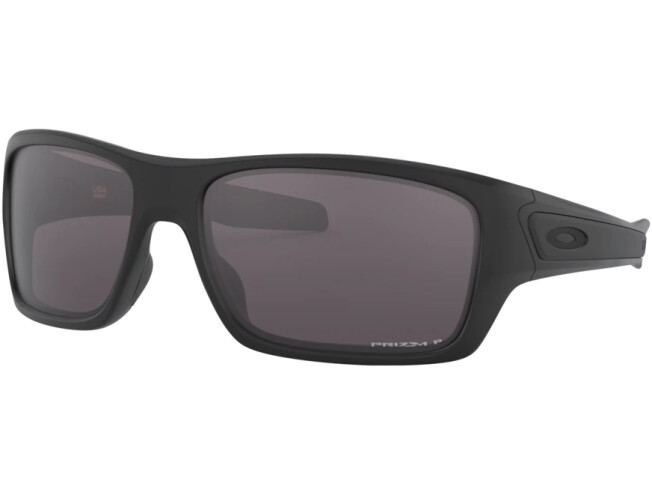 OAKLEY Turbine Matte Black Prizm Grey Polarized