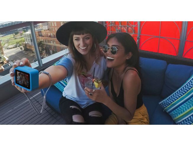 HERO9 Black Camera Sleeve + Lanyard blue