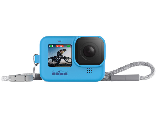 HERO9 Black Camera Sleeve + Lanyard blue