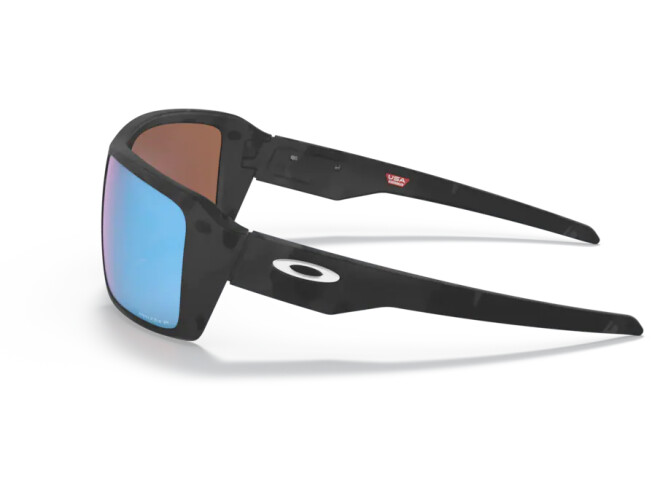 OAKLEY Double Edge Matte Black Camo Prizm Deep Water Polarized