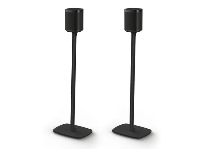 FLEXSON FLOOR STAND FOR SONOS ONE OR PLAY:1 Pair - Black
