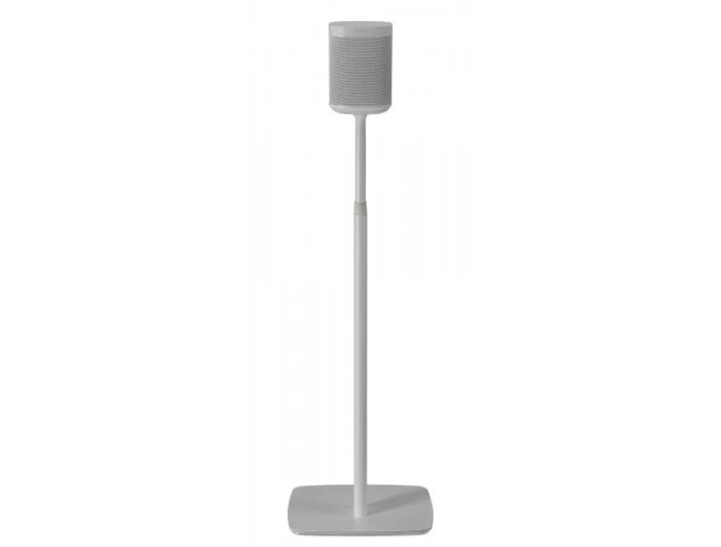 FLEXSON Adjustable Floor Stands for Sonos One, One SL and Play:1 Pair - White