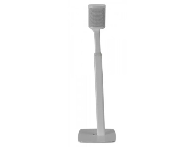 FLEXSON Adjustable Floor Stands for Sonos One, One SL and Play:1 Pair - White