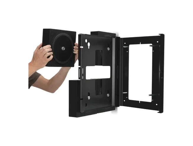 Wall Mount for 4 Sonos Amps, Single, Black