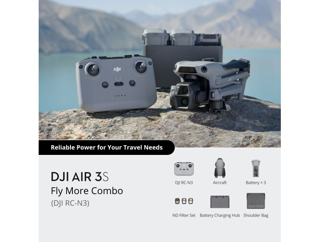 Droon DJI Air 3S Fly More Combo (DJI RC-N3)