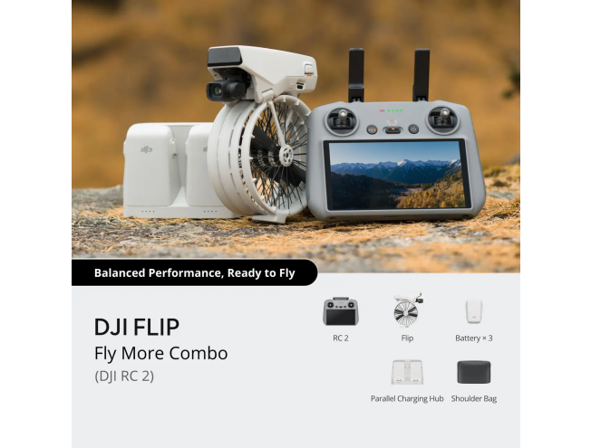 Droon DJI Flip Fly More Combo (DJI RC 2)