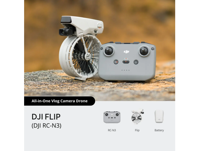 Droon DJI Flip DJI RC-N3 puldiga