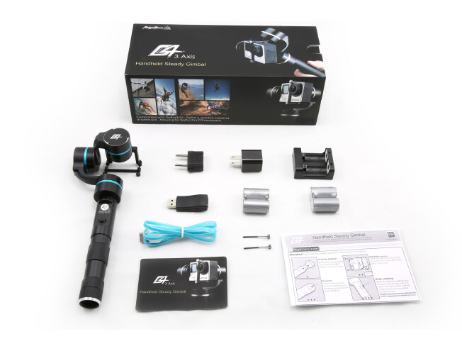 FY-G4 3-teljeline Gimbal GoPro kaamerale