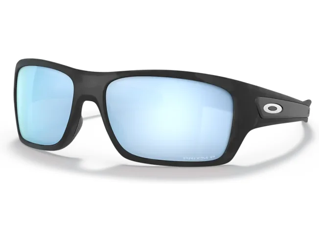P&auml;ikeseprillid OAKLEY Turbine Matte Black Camo Prizm Deep Water Polarized