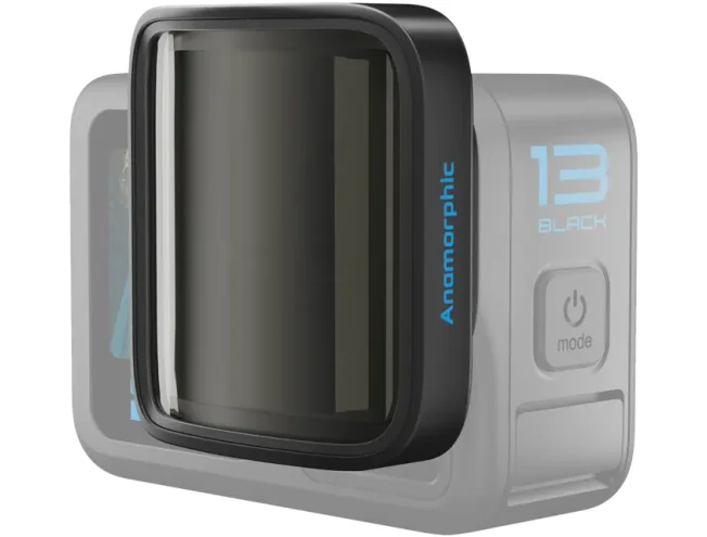 GoPro Hero13 filtrid/l&auml;&auml;tsed Anamorphic Lens