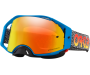 OAKLEY Airbrake MX Blue Crackle Prizm MX Torch Iridium