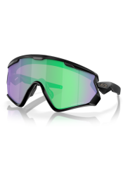 OAKLEY Wind Jacket 2.0 Matte Black Prizm Road Jade