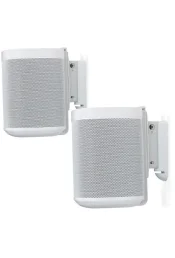 FLEXSON Wall Mount for Sonos One, One SL and Play:1 Pair - White