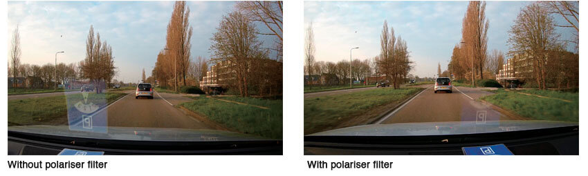 DRV-A700W polarised filter